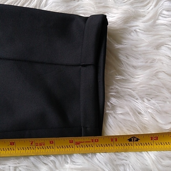 NEW Fashion Nova Walk In The Park Biker Trouser - Black - Picture 16 of 16